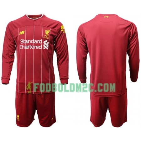 Liverpool Børn Hjemmebanesæt 2019/20 Langærmet (+ Korte bukser)